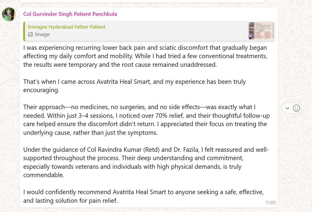 Message from Col Gurvinder Singh